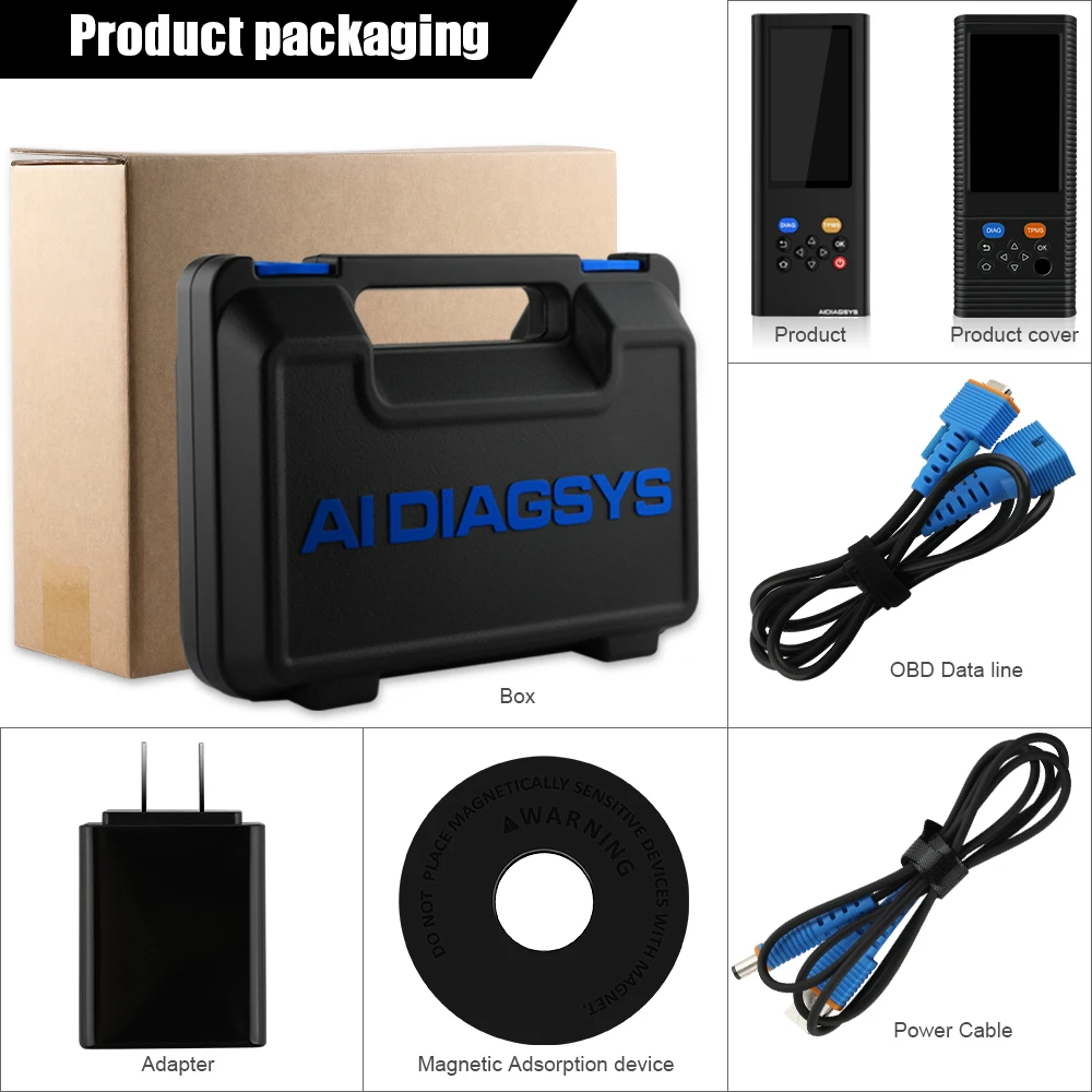 Запуск AIDIAGSYS OBD2 автомобильный сканер полная система ABS EPB DPF TPMS сброс автоматического считывания кода OBDII OBD2 автомобильный диагностический инструмент