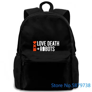 

Love Death and Robots - Inspired by Netflix Series Mens New Printing women men backpack laptop travel school adult