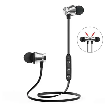 

New Bluetooth Earphone Sport Magnetic V4.2 Stereo Sports Waterproof Earbuds Wireless In-ear Headset with Mic for IPhone Samsun