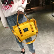 Волшебная рыба, Женская портативная Холщовая Сумка на одно плечо, модные дорожные сумки через плечо, Повседневная сумка-мессенджер, Большая вместительная сумка