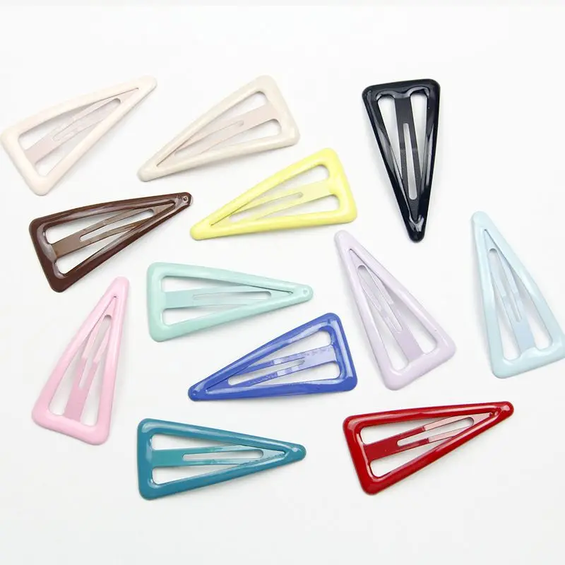 Cute Glitter Hairpins Snap Hair Clip for Girls Hair Pins Unique Women's Gift BB Hair Clip Candy Color Hair Accessories Dropship