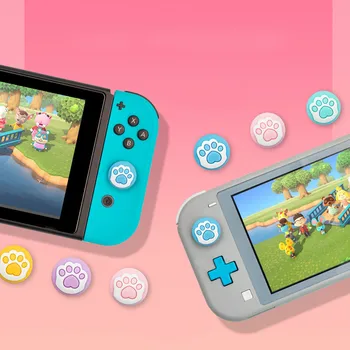 

Cat Claw Thumb Grip Cap For Nintendo Switch Animal Crossing Color Cap Joystick Cover JoyCon For Nintendo Switch Accessories