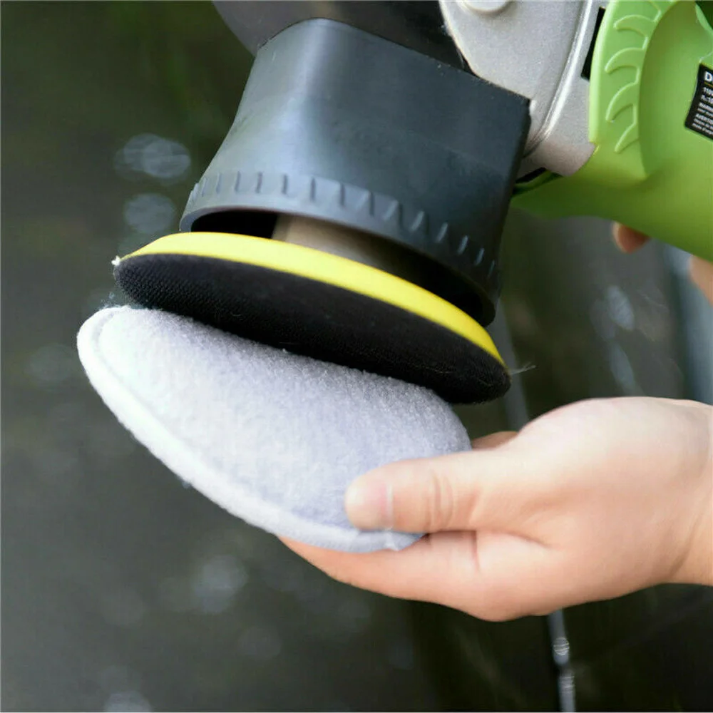 10pcs Car Polishing Pads Sponge kit white 12.5x2cm car Wax Waxing Applicator Foam Cleaning Buffer Sponges