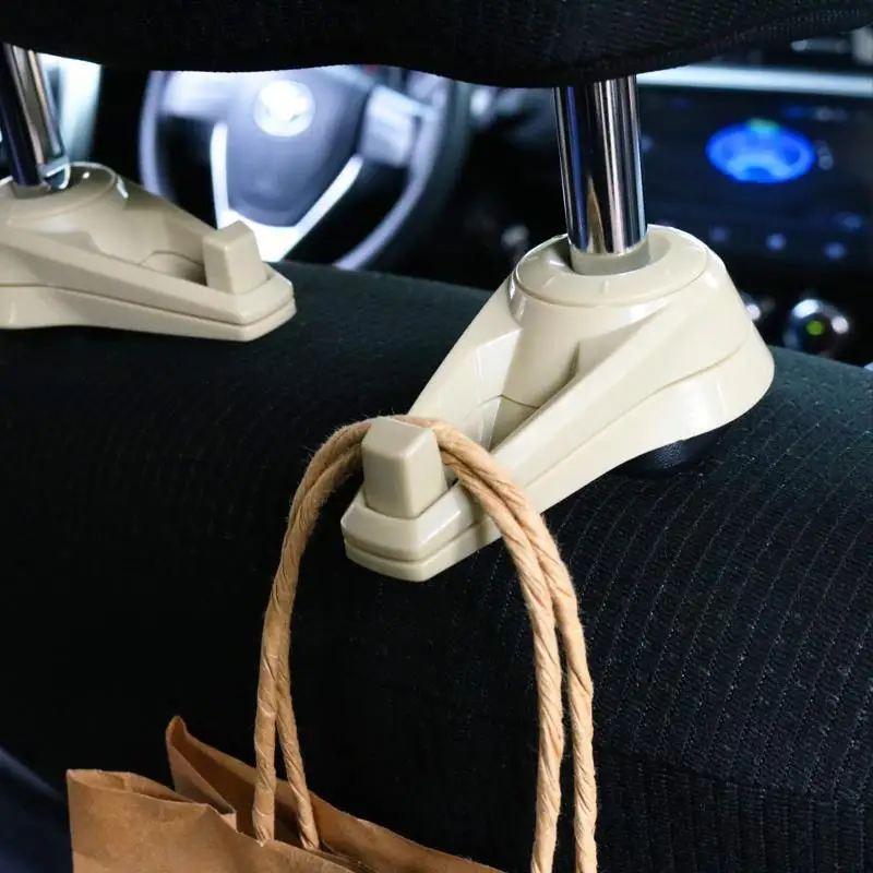 Пятое поколение автомобильный встраиваемый автомобильный крюк автомобильный монтируемый подголовник креативный Многофункциональный Автомобильный задний крюк для хранения