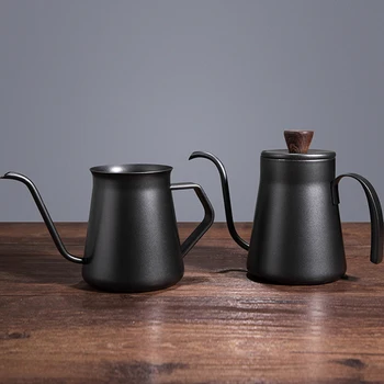 

400ml Vintage Mini Stainless Steel Teflon Coffee Dripper Pot Kettle Coffee Pot Coffee Brewer Barista Home Kitchen Gadget cafete