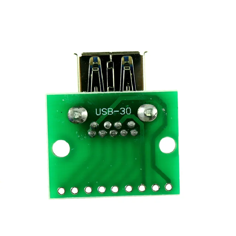 USB 3.0 母头座转DIP模块 扁平 转直插 转接板母座 转换板 2 (1)