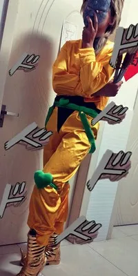 Аниме JoJo невероятное приключение фильм dio brando желтый костюм косплей полный комплект на Хэллоуин, Рождество, костюм; карнавальный костюм