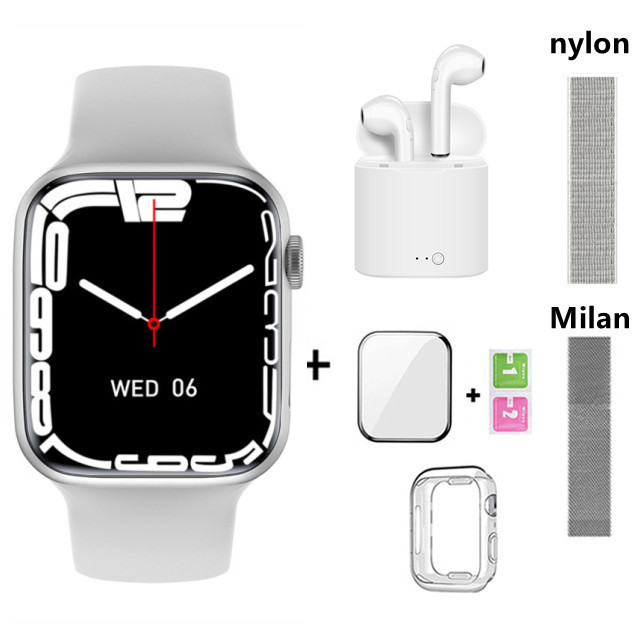 Wholesale Link for W37/W37 Pro Series 7 2021 Smart Watch 7 Bluetooth Call 1.75 Inch Split Screen Smartwatch