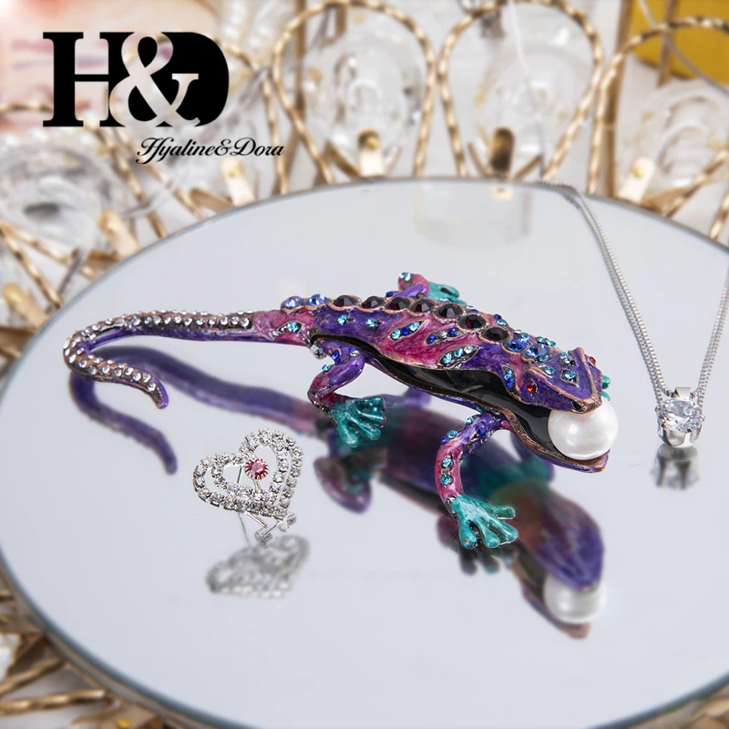 H& D статуэтка в форме ящерицы, безделушки, коробки, кольцо, держатель, шарнирное животное, ювелирные изделия, коллекционная коробка, Рождественское украшение, украшение для дома
