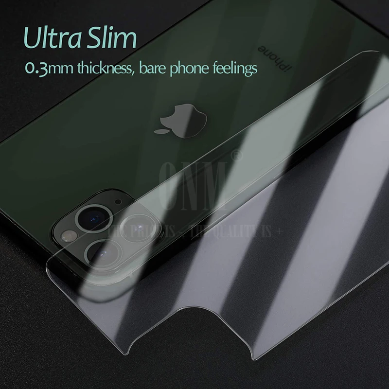 2 шт. Защитная пленка для задней панели iPhone 11/Pro задняя закаленная стеклянная 11 Pro