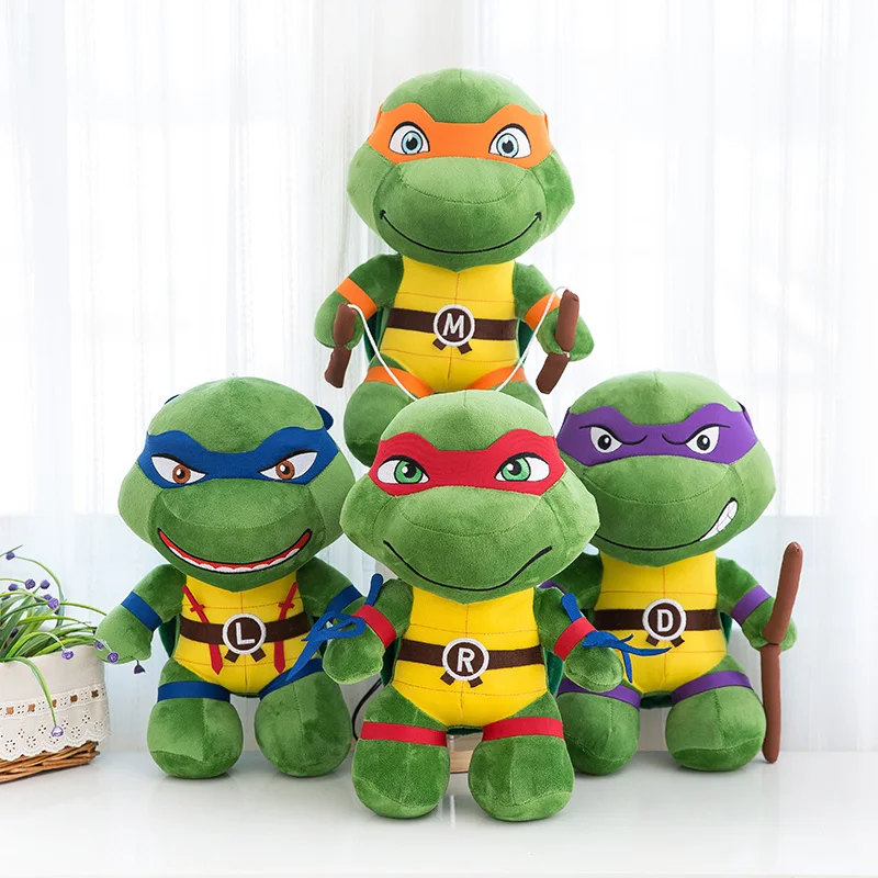 

25cm Japanese Anime Characters Ninjaed God Turtle Plush Toy Tortoise Stuffed Animal Creative Birthday Gift Children Gifts