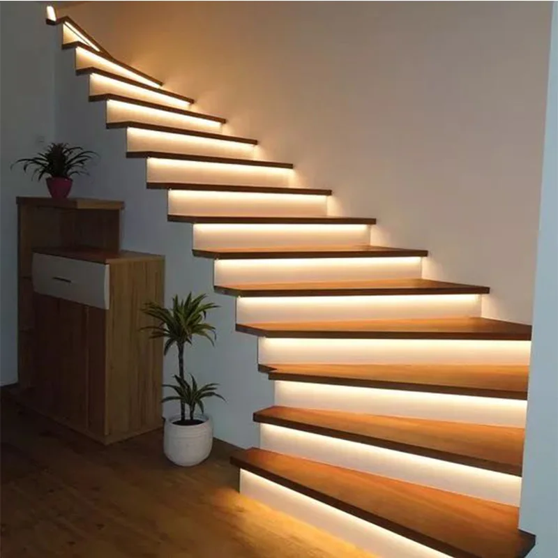 5V Smart Wall Lamp 1M 2M 3M Motion Sensor Stair Wall Light Infrared Human Body Detector Control ON/Off Cupboard Kitchen Lighting motion sensor light led light led wall lamp wall light