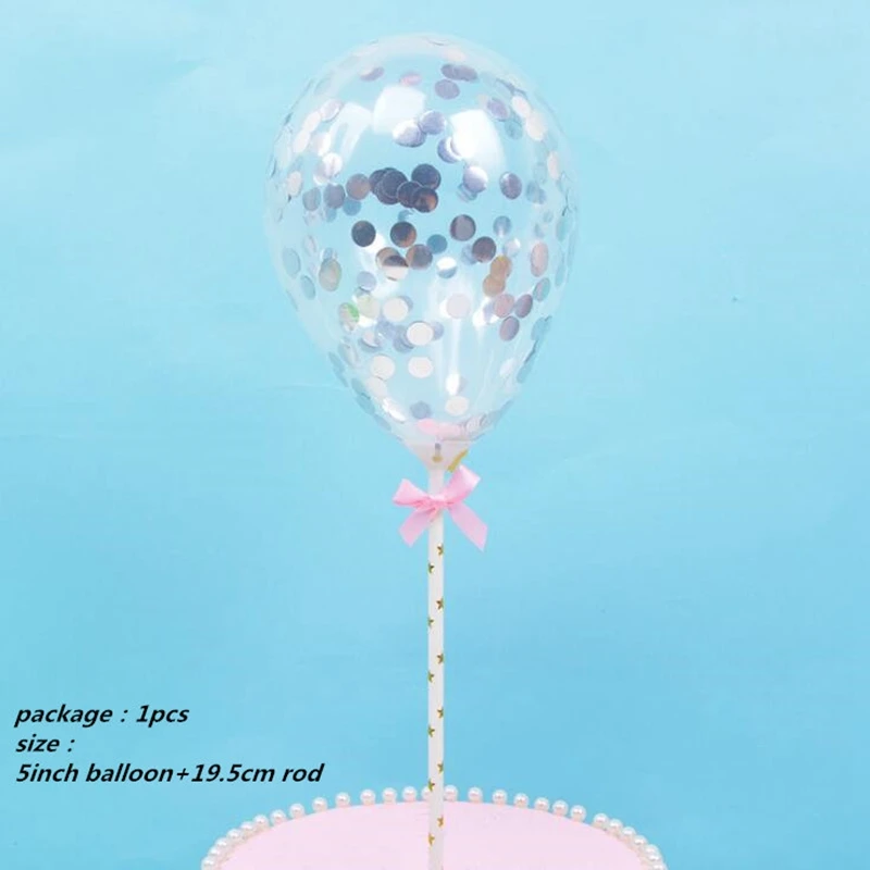 Round balloon 6 7 дюймов мини воздушные шары из фольги в виде цифр торт Топпер DIY Дети день рождения торт флаг свадебное украшение креативные самостоятельно надувные шары - Цвет: Round balloon 6