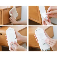 Горячая самоклеющиеся держатель ленты питания фиксатор настенный разъем кабель фиксатор стойки настенный MVI-ing