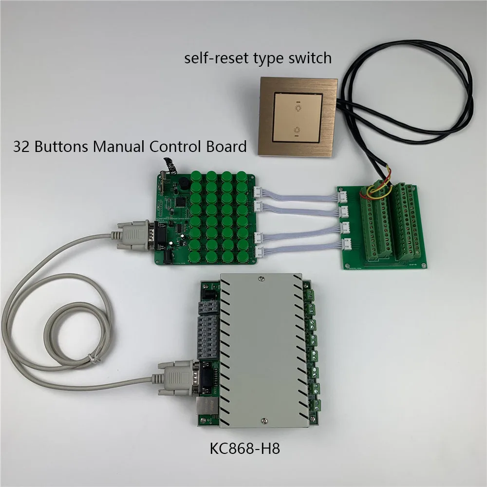 32 канала расширения терминал свет занавес стены самосброс переключатель панель доска для KC868 умный дом системы руководство доска управления