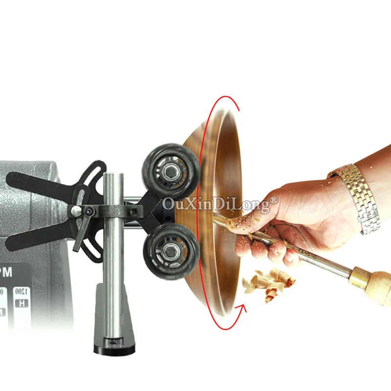 1PCS Carpenter Auxiliary Bracket Tools Bowl Steady Rest for Turning Bowls Bracket, Woodturning