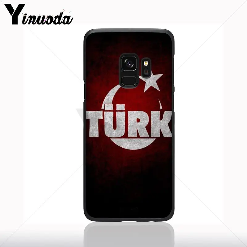 Bendera Istanbul Turki Serigala Hitam Lembut Ponsel Case untuk Samsung Galaxy S10plus S9 S8plus S10e A50 A70 A10 Ponsel