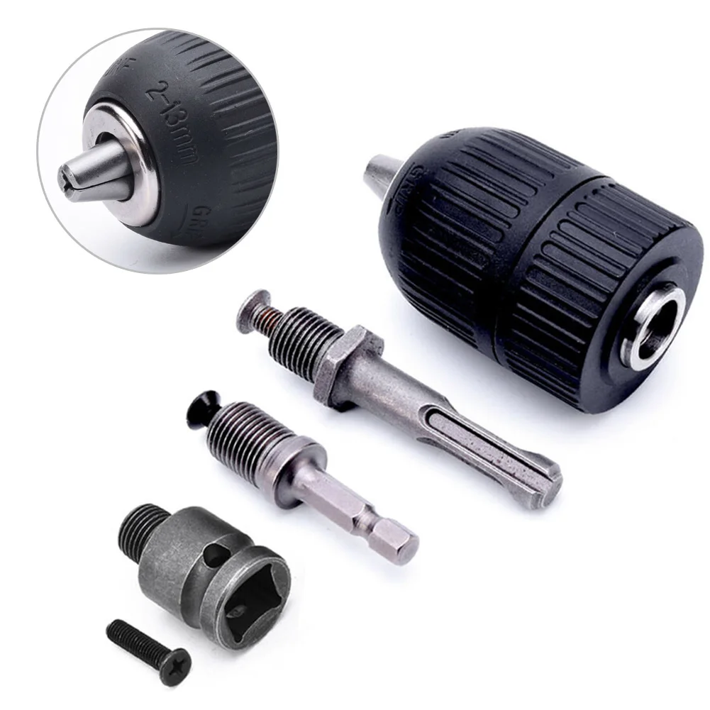 Juego De Mandriles De Taladro De 1 4 2 13mm Con Adaptador SDS Plus juego-de-mandriles-de-taladro-de-1-4-2-13mm-con-adaptador-sds-plus