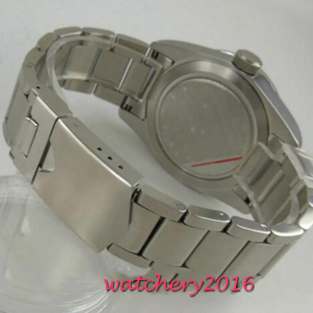 Corgeut Inoxidável Sólido Pulseira Fit 41mm Relógio 22mm 316l Aço