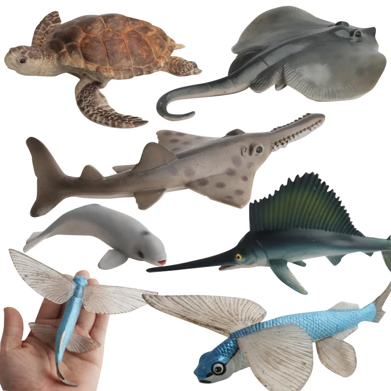 Модель океаны животное модель куклы украшения мульти-морские организмы режим океаны игрушка модель акулы горячие продажи