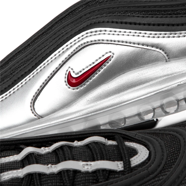 Nike Air Max 97 QS “Liquid Silver” женские кроссовки для бега Серебристые спортивные кроссовки с воздушной подушкой At5458-001-002-100