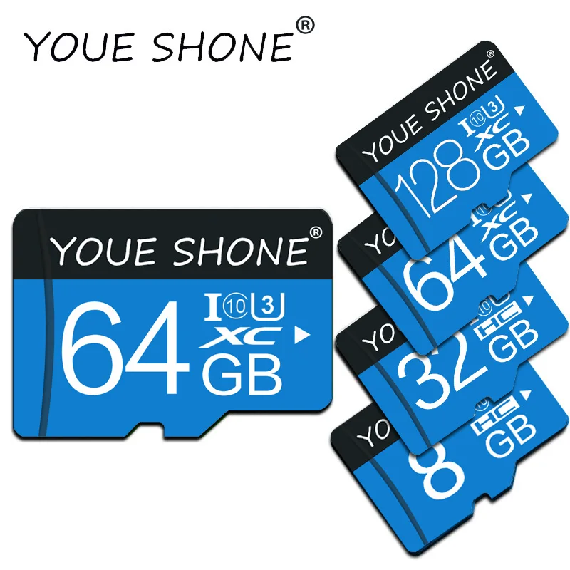 Original Quality Newest Memory Card 64GB 128GB Micro SD Card 4GB 8GB 16GB 32GB mini memory internal storage Class 10 TF Card