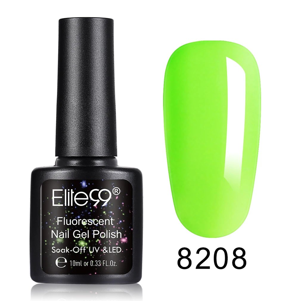 Elite99 10 мл генный цветной гель лак для ногтей полу Перманентный лак для ногтей УФ-гель лак для ногтей, маникюр ногтей гелем Гибридный лак дизайн - Цвет: 8208