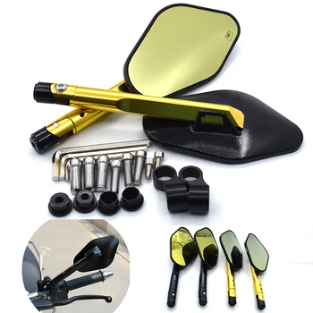 

Universal new CNC aluminum motorcycle 8mm 10mm alloy rearview mirror for suzuki GSXR600 GSXR750 GSXR1000 TL1000S GSR600 GSR750