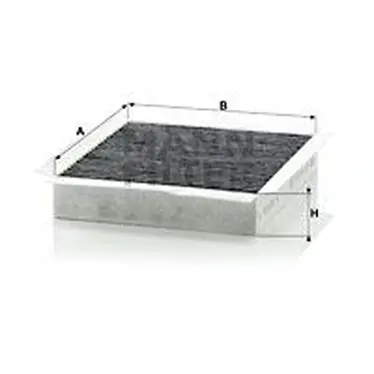Фильтр салона угольный\MB W163all 98-06 MANN-FILTER CUK2338