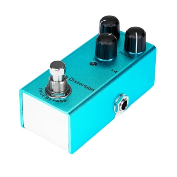 

Crunch Distortion Guitar Effects Pedal Gain/Level/Tone Knob High Low Frequency Effect Pedals with True Bypass Switch