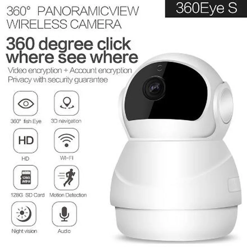 1080P беспроводная домашняя охранная Wi-Fi камера для домашней безопасности P2P