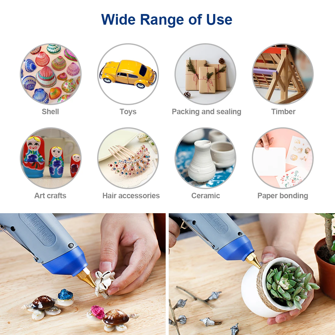 alta temperatura derreter pistola de cola quente