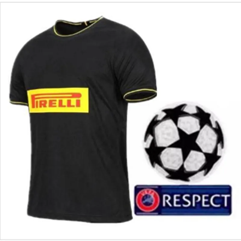 Футболка для футбола для взрослых Inter Milan Series A patch, футболка для футбола LUKAKU home Out, размер S-4XL, Футбольная Футболка для футбола inter milan - Цвет: shirt