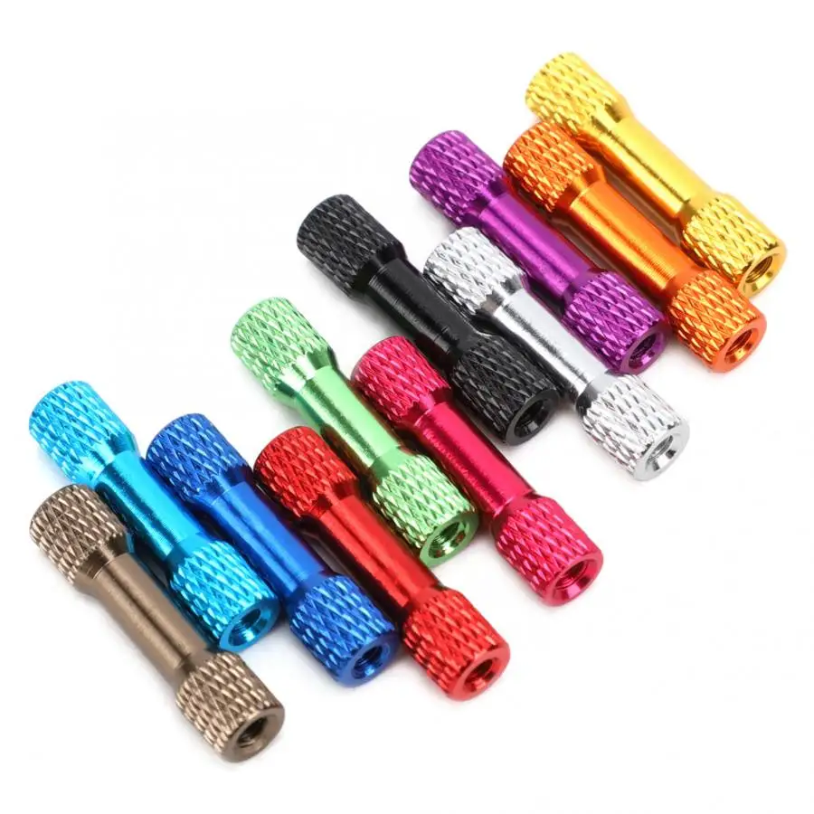 Pink 30mm Aluminum Knurled Standoff 5MM OD, M3 Thread, 1 pcs