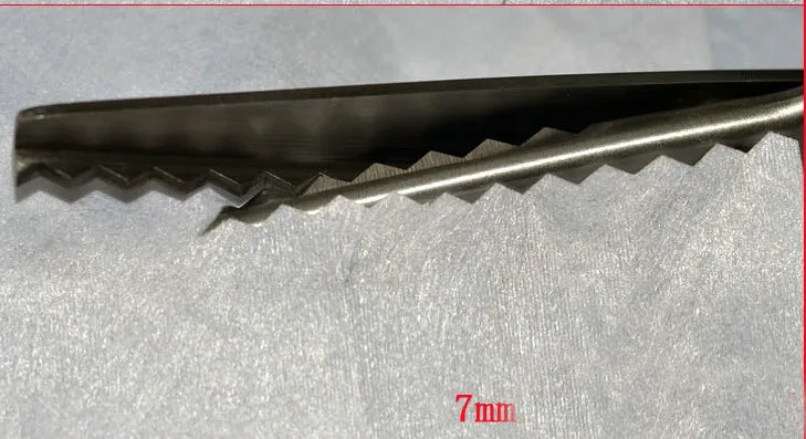 Профессиональные 3 5 7 мм Швейные ножницы для вышивания ткани декоративные Ножницы кухонные зигзагообразные ножницы для шитья D