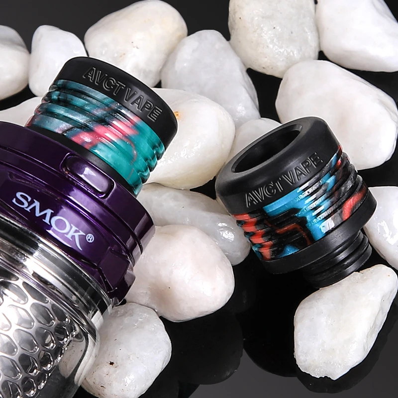 

Upgrade 2-in-1 Resin Drip Tip 810/510 Convertible Replacement Mouthpiece Random Color Vape Accessory for Rta E Cigarettes Vape