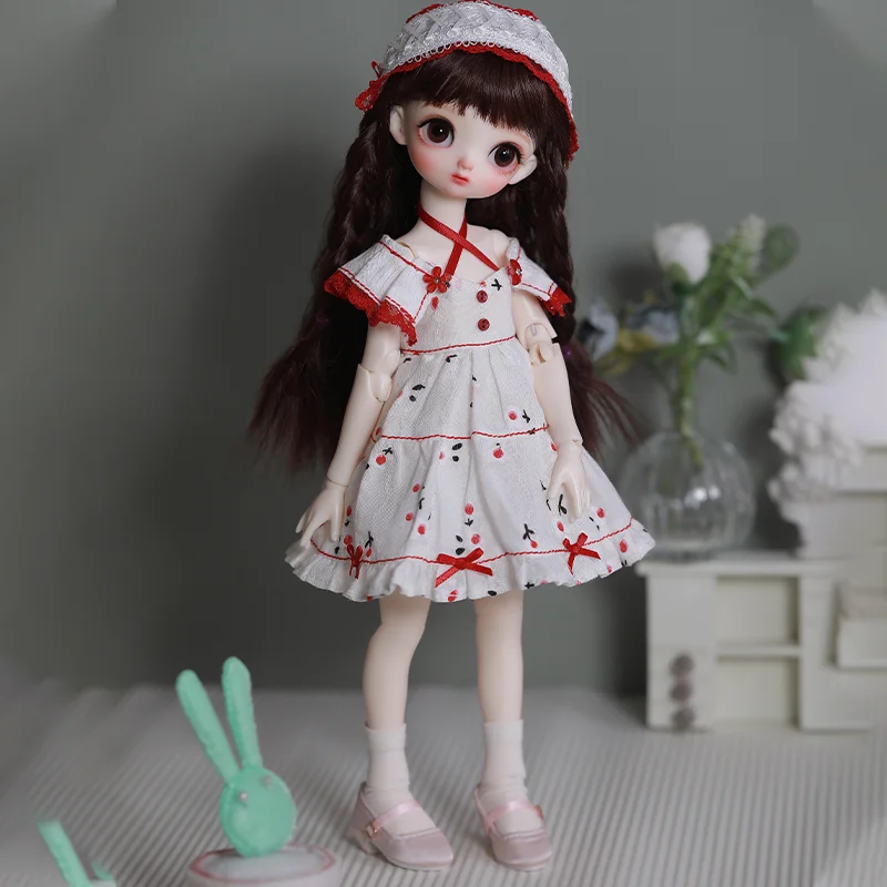 LINARA 1/6 BJD Doll - 12 Inch 18 Joint Ball Jointed Doll With Complete Outfit Set