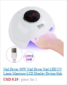 36 Вт УФ-лампа для маникюра, светодиодный светильник для сушки ногтей, лампа для отверждения от солнца, лампа для сушки всего геля, УФ-гель, USB, умная лампа для сушки клея, лампа для выпечки