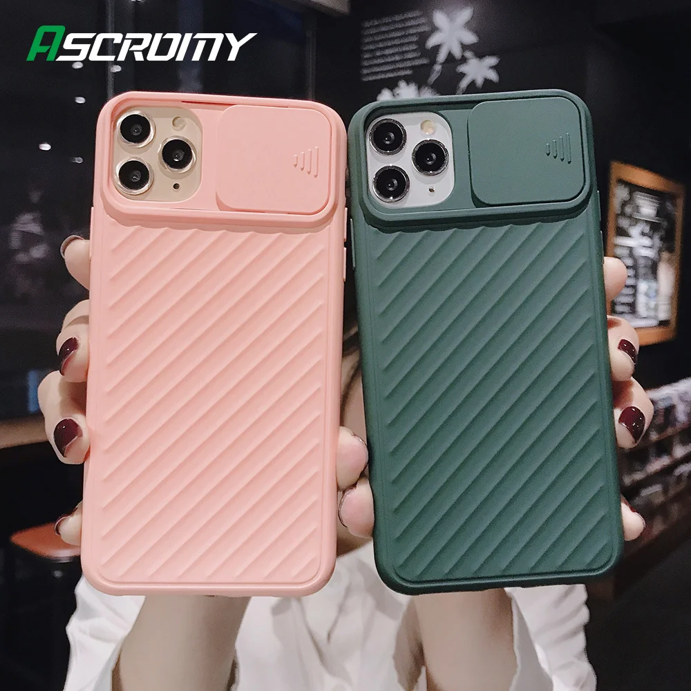 Camera Protection Shockproof Phone Case For IPhone 11 Pro X XR XS Max 7 8 6 6S Plus S Solid Color Soft TPU Silicone Back Cover |