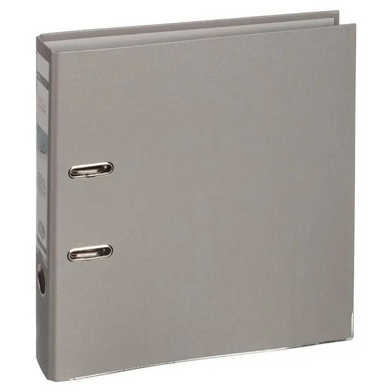 Leitz registrar folder 180 ° mechanism plastic coating 80mm gray 10101285 | Канцтовары для офиса и дома