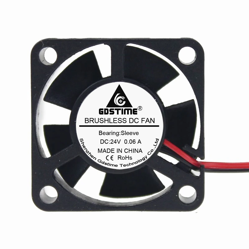 

10pcs Gdstime DC 24V 3cm 30x30x10mm 2Pin Portable Cooling Fan 30mm x 10mm 3010 Mini DC Brushless Cooler Heatsink Motor Fan