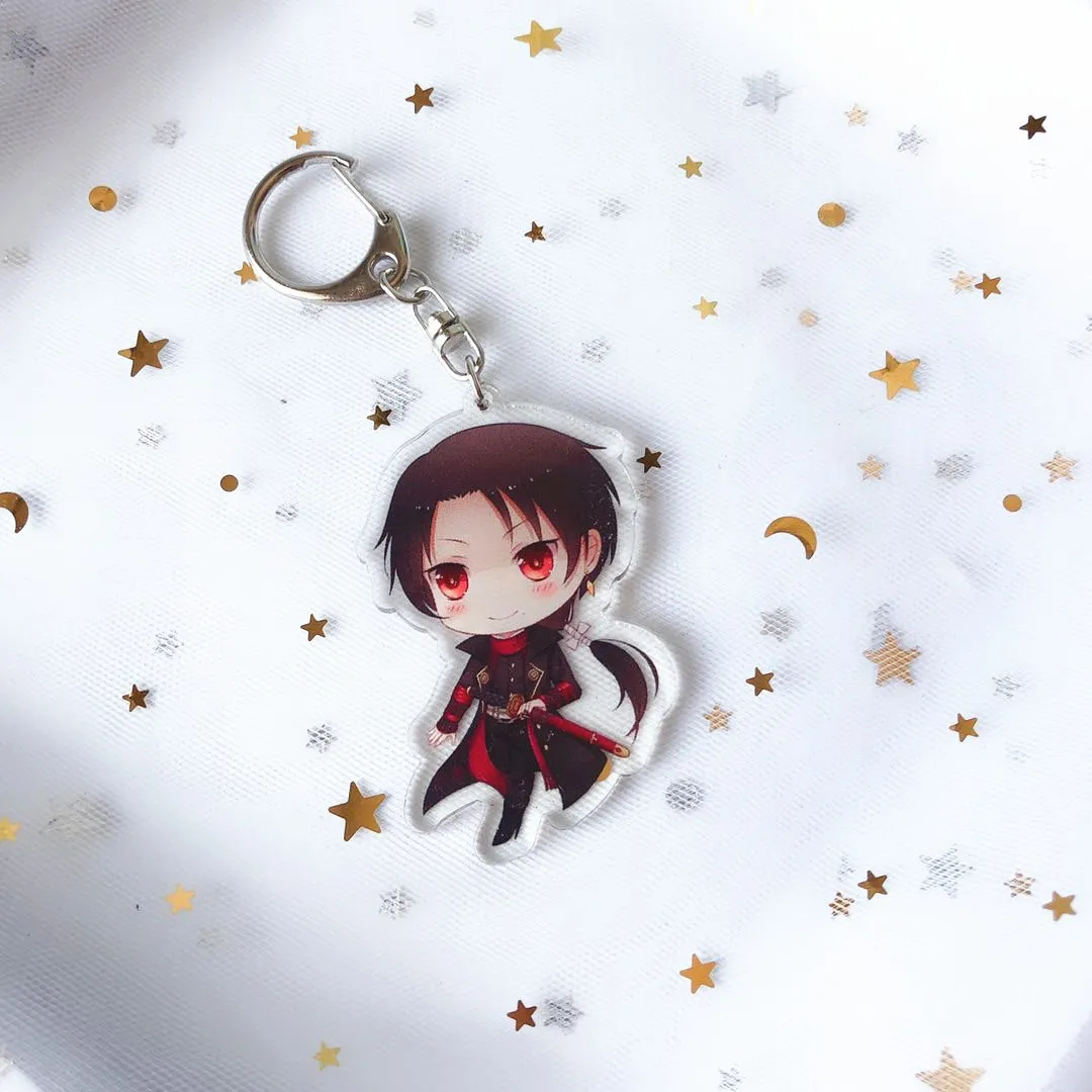 1 шт. аниме Touken Ranbu Online кашу киемицу Nakigitsune акриловая подвеска брелок для ключей - Цвет: see chart