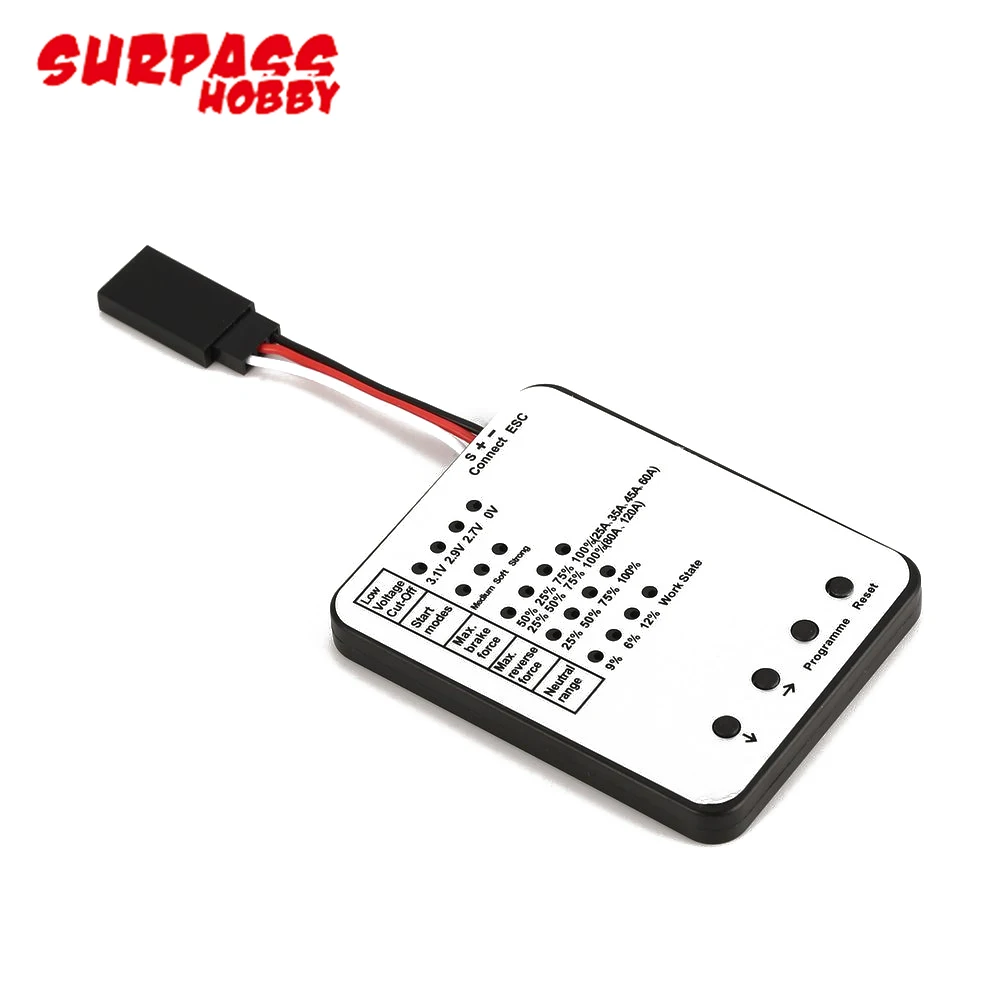 RC 2845 4370/3930/3800/3100KV бесщеточный мотор + 35A ESC и светодиодный карточка программы для 1/14