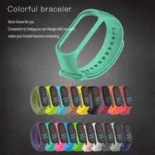 Fashion For Xiaomi Mi Band 4 / 3 Replacement Strap Sport Silicone Strap Wristband Bracelet Two-Tone Replacement Strap