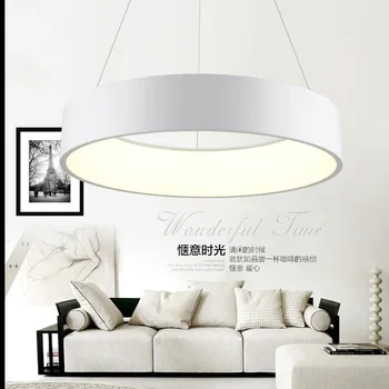

Modern Ring Creative LED Pendant Lights Bedroom Dining Room Restaurant Pendant Lamps Nordic Acrylic Lighting Kitchen Office