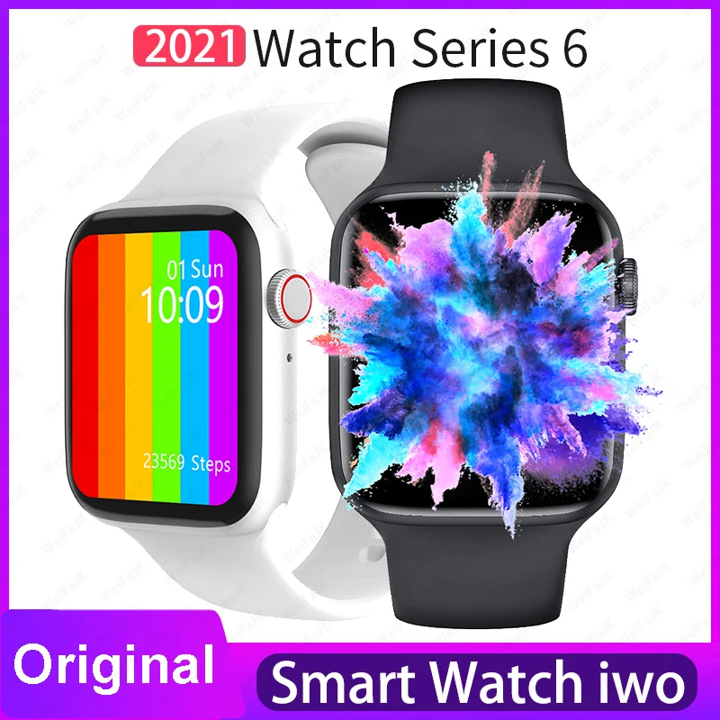 2021 Original Smart Watch Series 6 IWO W26 Men Women Smartwatch Bluetooth Call Sports Fitness Bracelet For Xiaomi Apple Watches