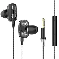 Auriculares de música estéreo de graves fortes de son HiFi con cable de 3.5 mm 1