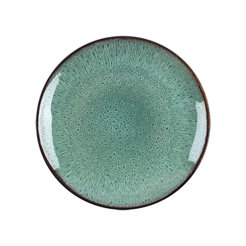Green Gem Bowl Dish Nordic Ceramics Noodle Soup Salad Bowls Mug Set Milk Espresso Coffee Cups Household Pasta Dishes Dinnerware