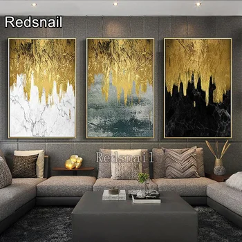 

Diamond painting gold gray white gorgeous abstract DIY all square diamond embroidery 5D diamond Mosaic Tritsch Home Art TT1920