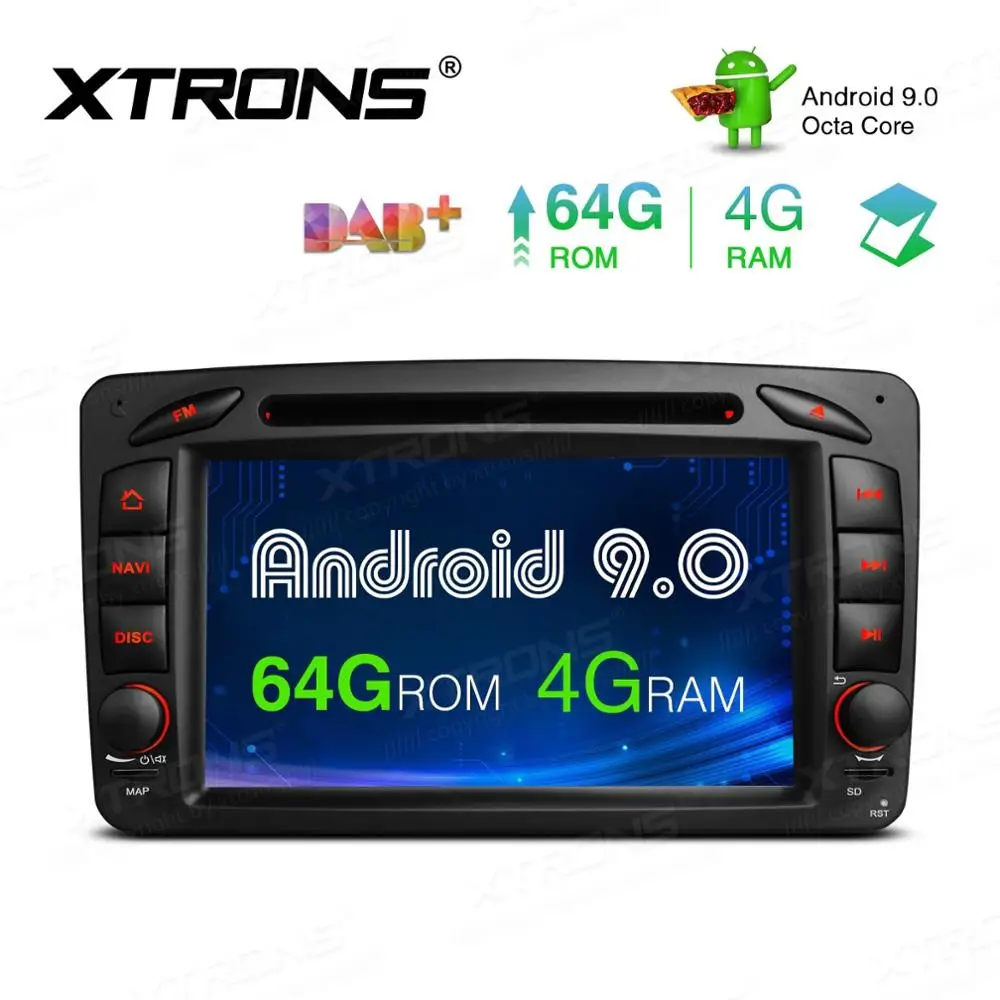 Perfect 7" Android 9.0 Pie OS Car DVD Multimedia GPS Radio for Mercedes-Benz CLK-Class W209/C209 1998-2004 & G-Class W463 1998-2006 0 Perfect 7" Android 9.0 Pie OS Car DVD Multimedia GPS Radio for Mercedes-Benz CLK-Class W209/C209 1998-2004 & G-Class W463 1998-2006 0